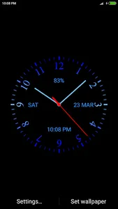 Analog Clock Live Wallpaper screenshot 1