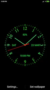 Analog Clock Live Wallpaper screenshot 2