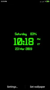 Digi Clock Lwp screenshot 2