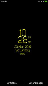 Digital Clock Lwp - Digi Clock screenshot 0