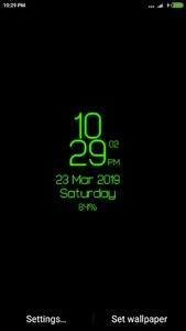 Digital Clock Lwp - Digi Clock screenshot 2
