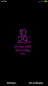 Digital Clock Lwp - Digi Clock screenshot 3