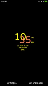 Latest Digital Clock Lwp screenshot 0