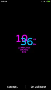 Latest Digital Clock Lwp screenshot 3