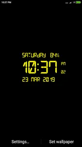 LED Digital Clock Lwp screenshot 0
