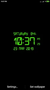 LED Digital Clock Lwp screenshot 2