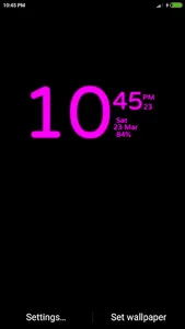 Digital Clock Wallpaper screenshot 3