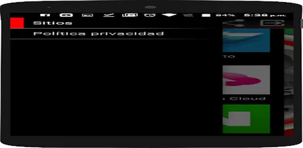Almacenamiento en linea     On screenshot 1