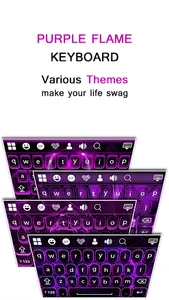 Purple Flame Keyboard screenshot 4