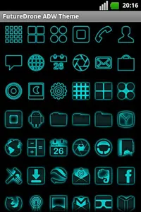 FutureDrone ADW Theme screenshot 3