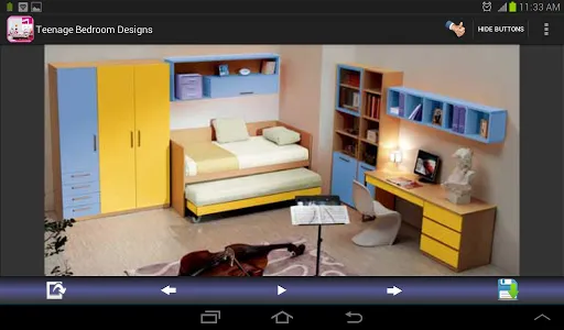 Teenage Bedroom Designs screenshot 2