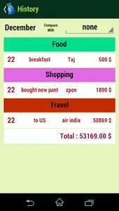 EXPENSE TRACKER/MANAGER screenshot 4