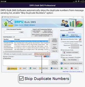 Bulk SMS Software Mobile help screenshot 15