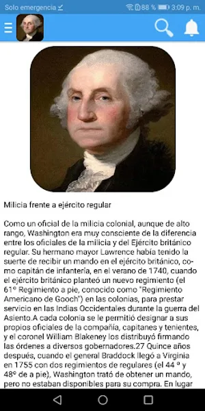 Historia de George Washington screenshot 2