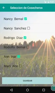 Control Cosecheros screenshot 3