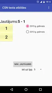 CSN grāmatas atbilžu tabula screenshot 0