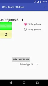 CSN grāmatas atbilžu tabula screenshot 1