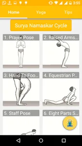 Yoga Tips App - E Yoga for Goo screenshot 1