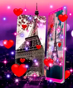 Paris Sparkles Live Wallpaper screenshot 5