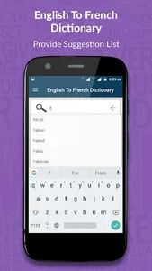 English to French Dictionary screenshot 1