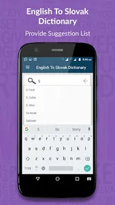 English to Slovak Dictionary screenshot 1