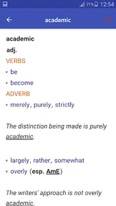 English Collocation Dictionary screenshot 3