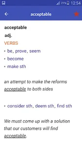 English Collocation Dictionary screenshot 4
