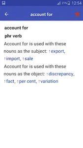 English Collocation Dictionary screenshot 5