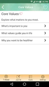 My Wellness Coach Beta screenshot 1