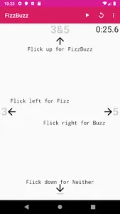 FizzBuzz Swipe screenshot 1