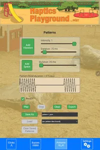 Haptics Playground screenshot 2