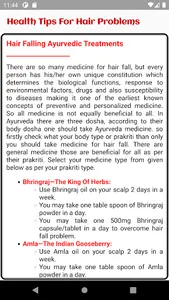 Health Tips for Hair Problems screenshot 3