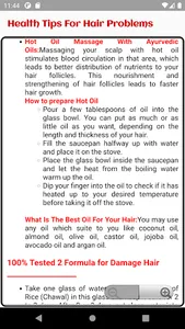 Health Tips for Hair Problems screenshot 4