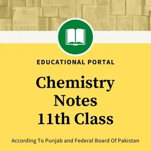 Chemistry Notes For 11th Class screenshot 0