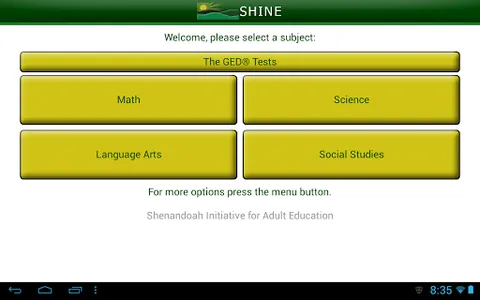 SHINE - GED® screenshot 2
