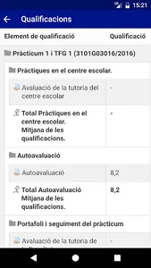 UdG Moodle screenshot 2