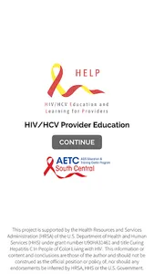 HIV/HCV Provider Education screenshot 1