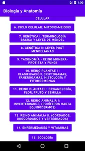 Biología General screenshot 1