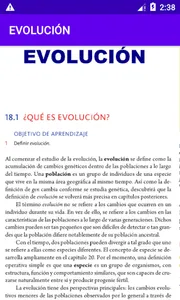 Evolución Biología screenshot 0