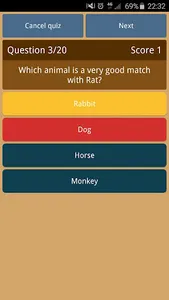 Chinese Astrology Quiz screenshot 1