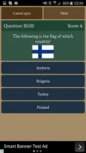 Europe Quiz Free screenshot 1
