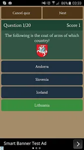 Europe Quiz Free screenshot 4