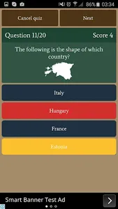 Europe Quiz Free screenshot 6