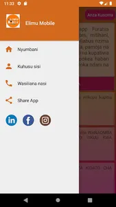 Elimu Mobile screenshot 1