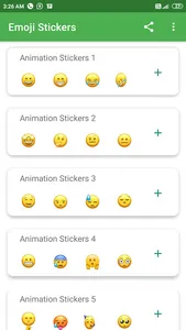 Emoji Animation Stickers screenshot 1