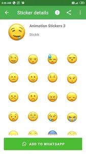 Emoji Animation Stickers screenshot 4