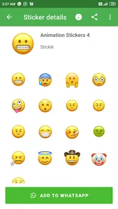 Emoji Animation Stickers screenshot 5