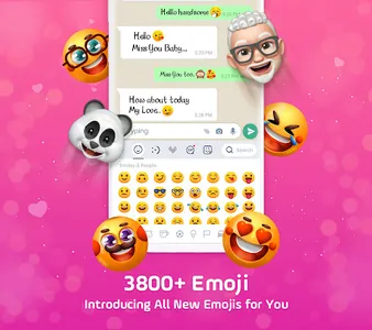 Emojikey: Emoji Keyboard Fonts screenshot 0