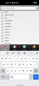 French dictionary screenshot 1