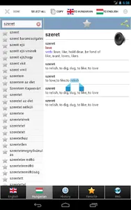 Hungarian dict fordito szotar screenshot 10